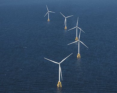Ørsted's Block Island Wind Farm in Rhode Island. Photo credit: Ørsted