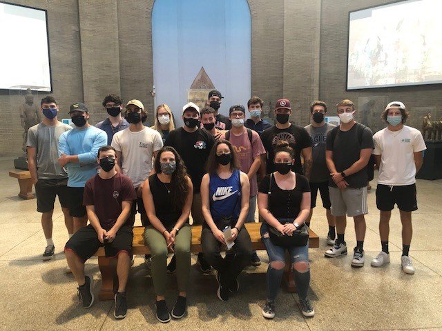 Students participated in the Ancient Alcohol tour at the Penn Museum in Philadelphia and were able to see ancient artifacts from the beer making process all the way back to its origins in Mesopotamia.